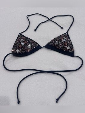 Vintage Pre-owned Victoria’s secret swimsuit triangle bikini bra top M